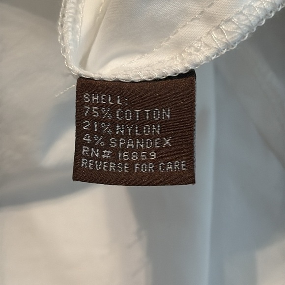 J. McLaughlin White Ruffle Sleeve Baylee Blouse Size L - Picture 13 of 14